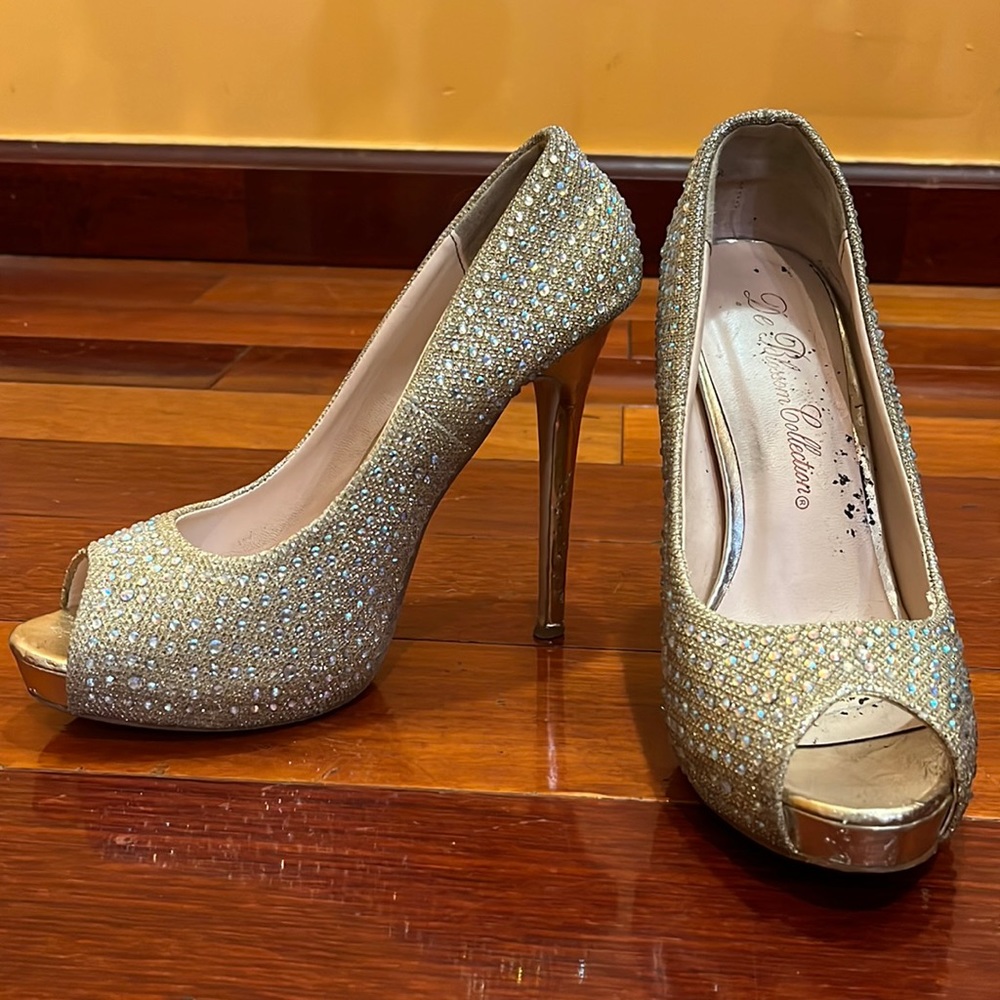Rhinestone 6’ Heels